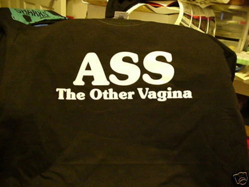 t-shirt ASS other Vagina college bar gay Friends LGBT BI custom made 2 order
