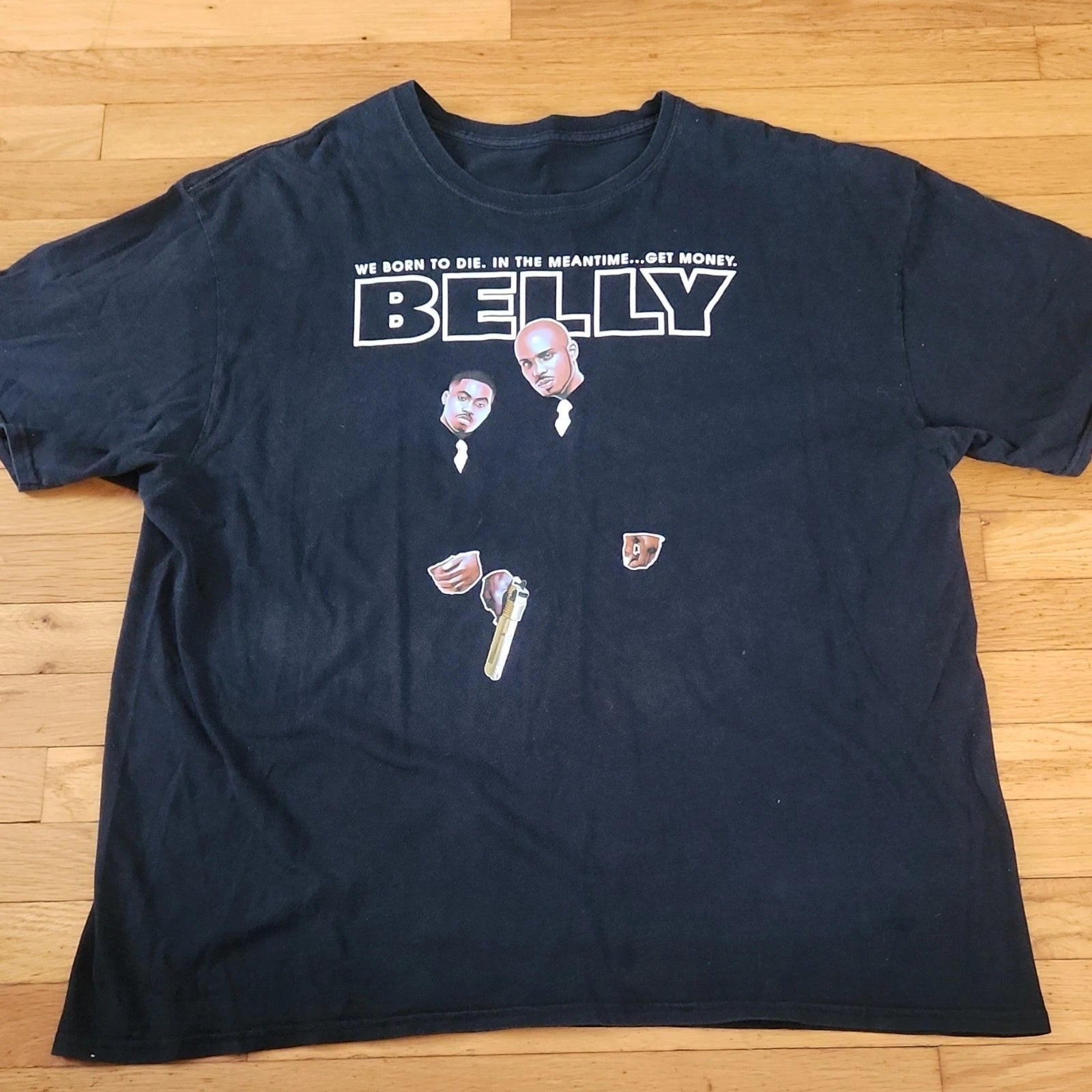 BELLY 1998 movie Graphic T-Shirt Short Sleeve Crew Neck Regular Fit Naz DMX