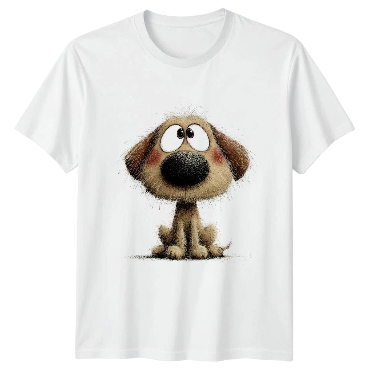 Cute Dog Puppy Clipart T-Shirt Dog Lovers Pet Gift For Him And Her