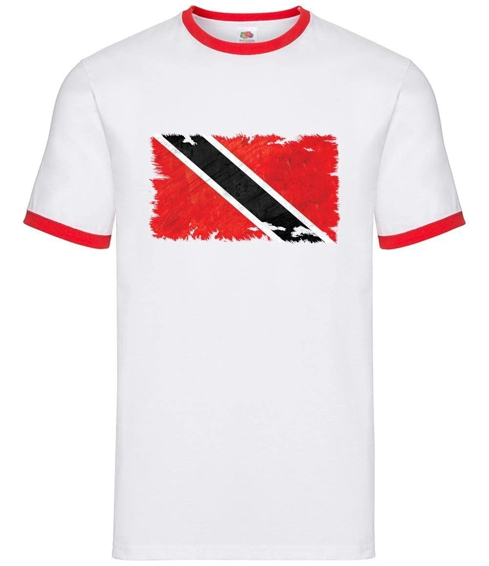 Trinidad and Tobago Grunge Flag - Contrast Men - Port of Spain Caribbean