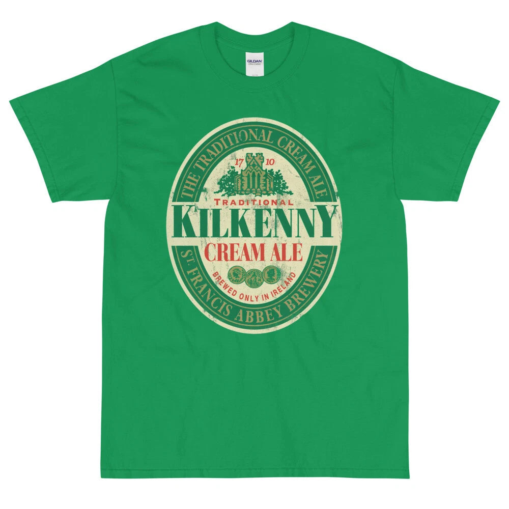 KILKENNY IRISH CREAM ALE T-SHIRT Short Sleeve. ALL SIZES!