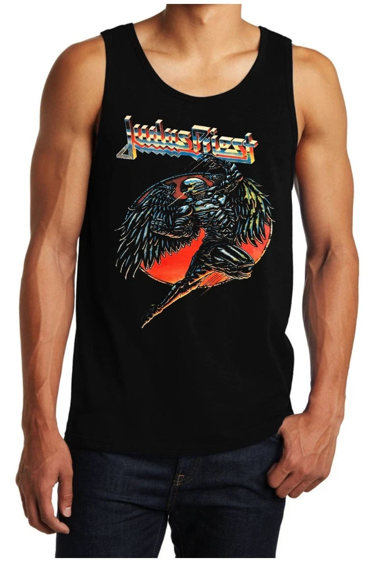 Judas Priest 1 Rock Band Men's Tank Tops (Multiple Colors)