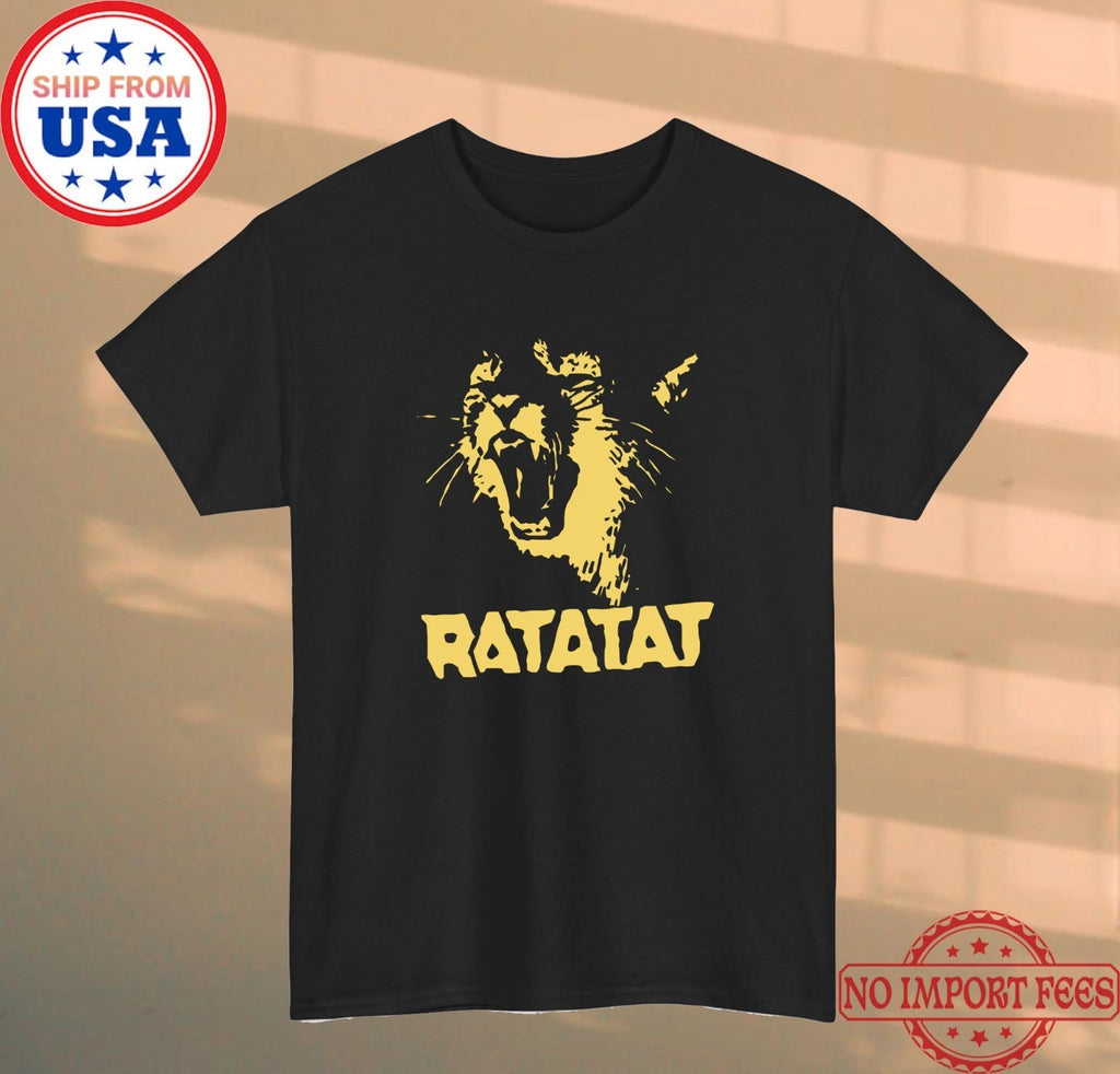 Ratatat Lion Men's Black Size S-5XL