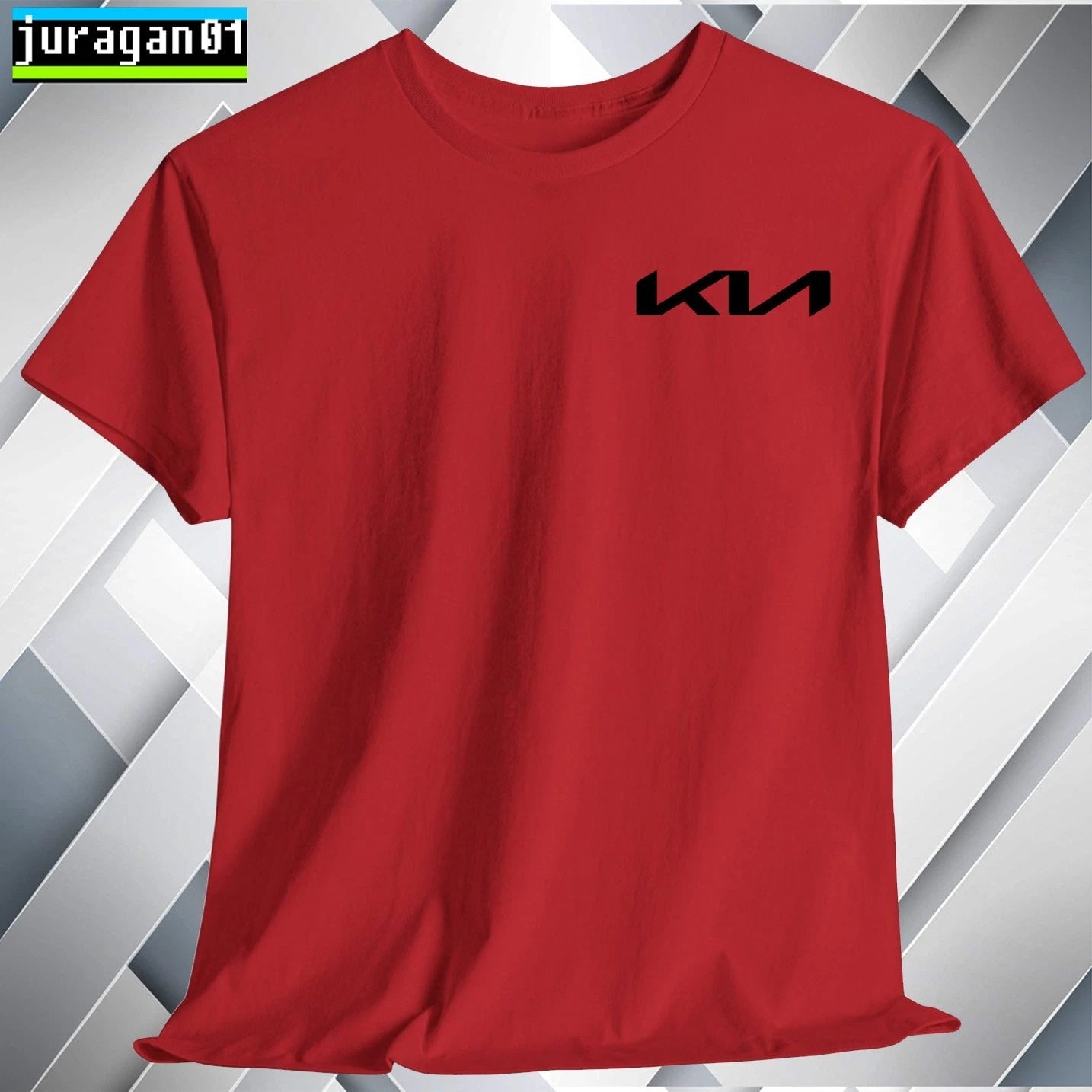 Kia Soul Optima Sportage Logo Mens T-Shirt Cotton Graphic Tee Made in USA S-5XL