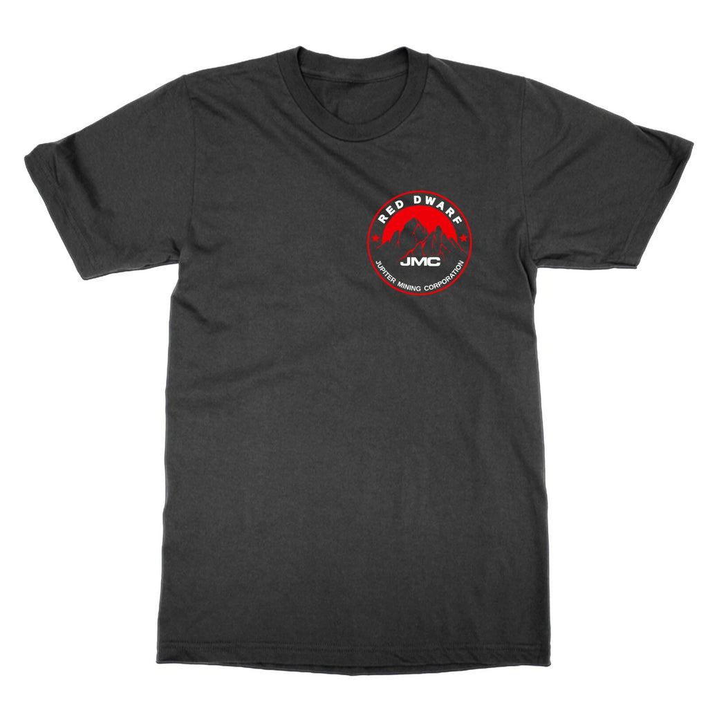 Red Dwarf Jupiter Mining Corporation logo t-shirt funny tee sci fi present gift