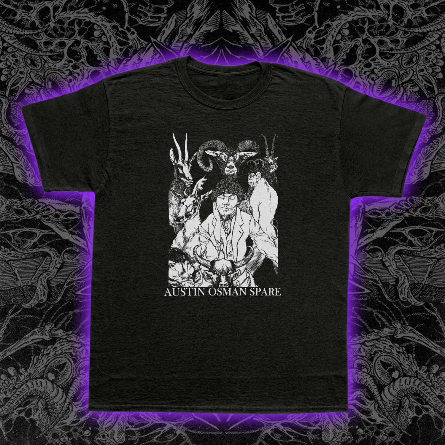 Austin Osman Spare T-Shirt Occult Surrealism Esoteric Art Zos Kia Cultus Tee