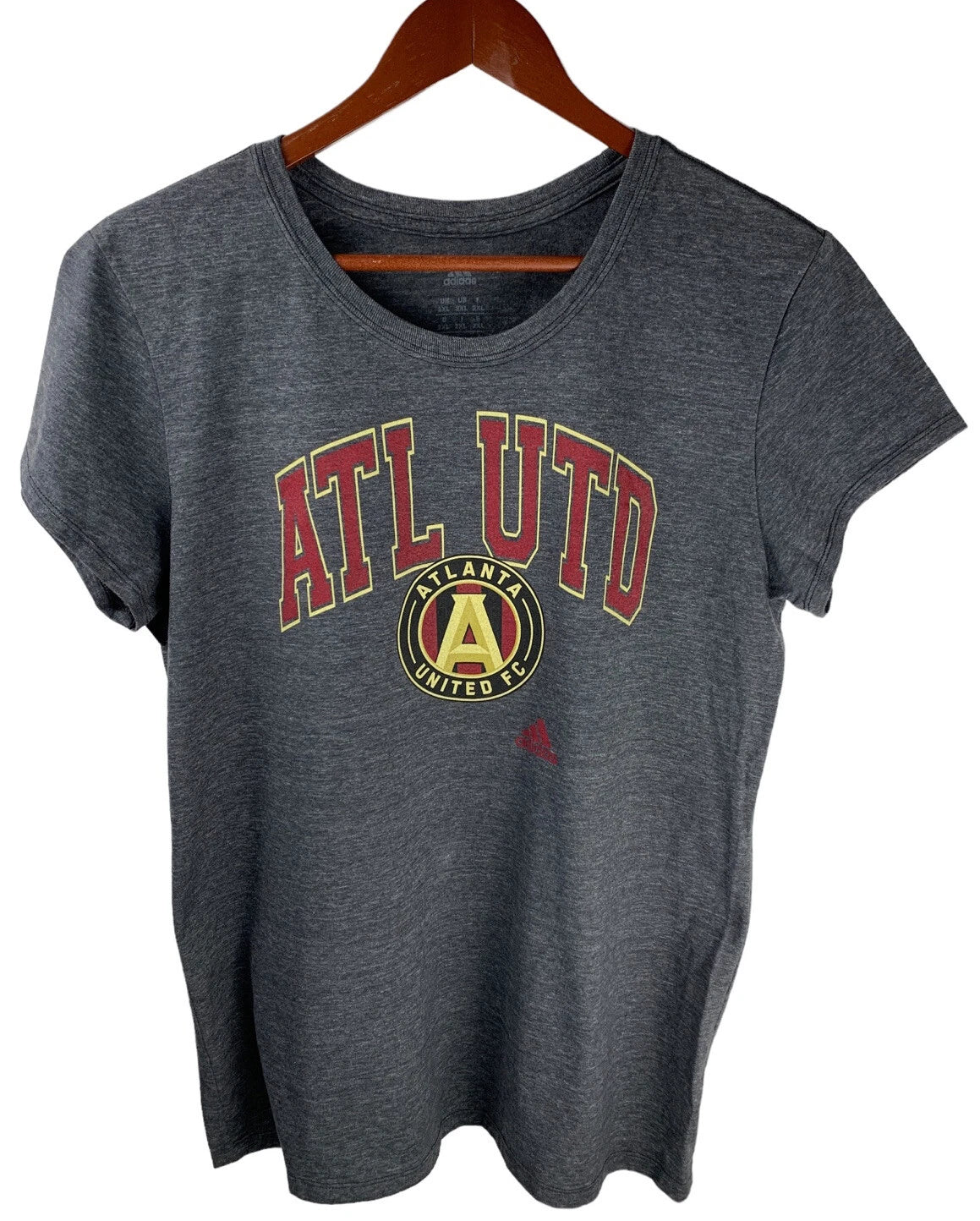 ATLANTA UNITED T Shirt Adidas ATL UTD Logo Soccer / Football Club MLS Men Sz 2XL