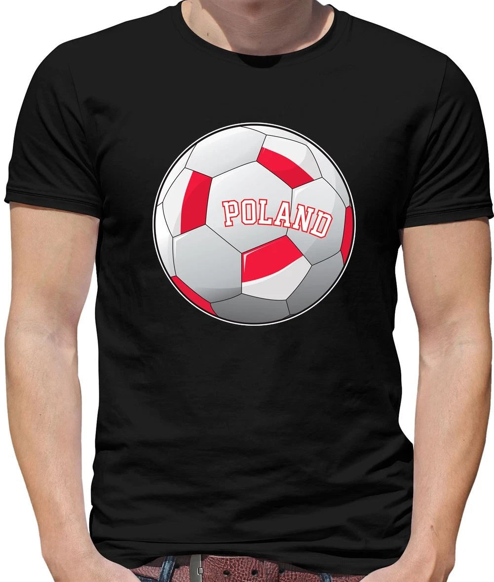 Country Football Poland - Mens T-Shirt - Polish Team Fan Soccer Footie