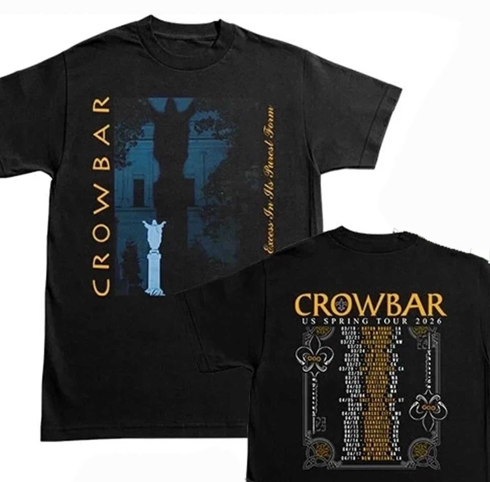 CROWBAR + EYEHATEGOD 2026 U.S. Tour T-Shirt