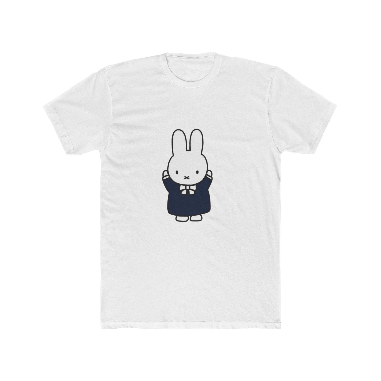 miffy Bunny Illustration Tee | Cute Rabbit Center Chest Shirt