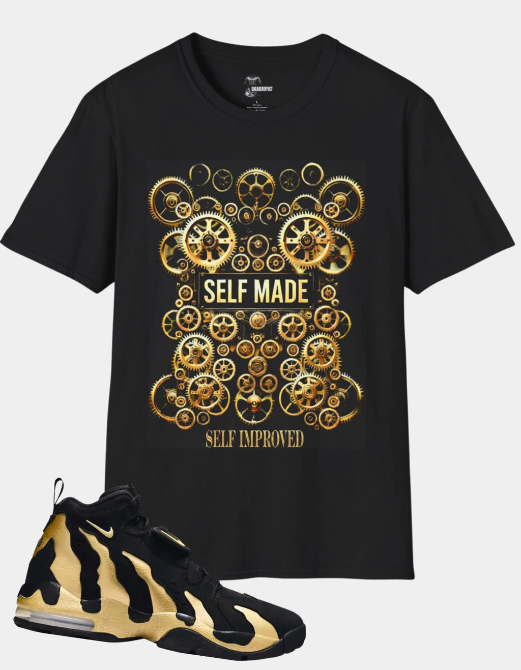 SNEAKER EFFECT TEE SHIRT to match Air DT Max 96 Colorado Home black gold sneaker
