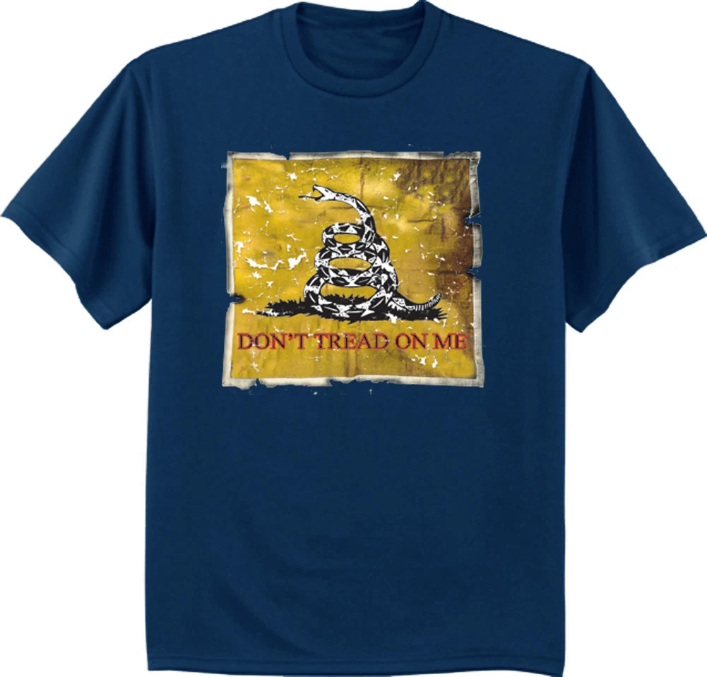 men's big and tall t-shirt don't tread on me flag big and tall tee shirt men's
