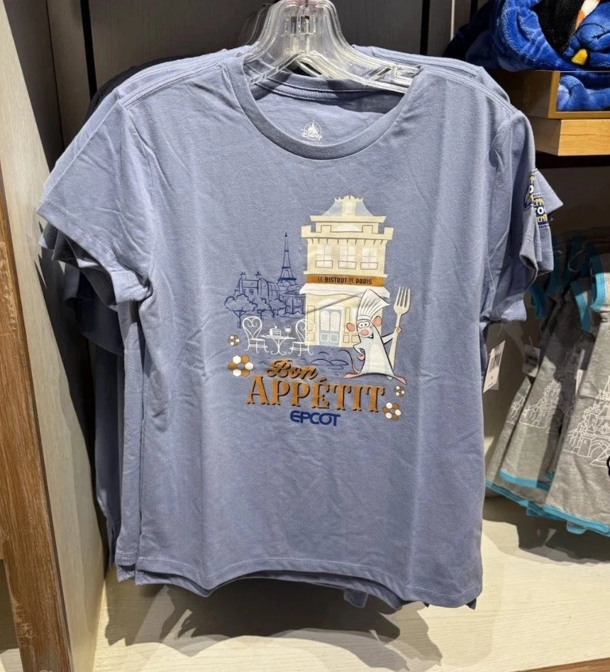 Remys Ratatouille EPCOT World Showcase Violet Shirt Unisex S-5XL Reprint