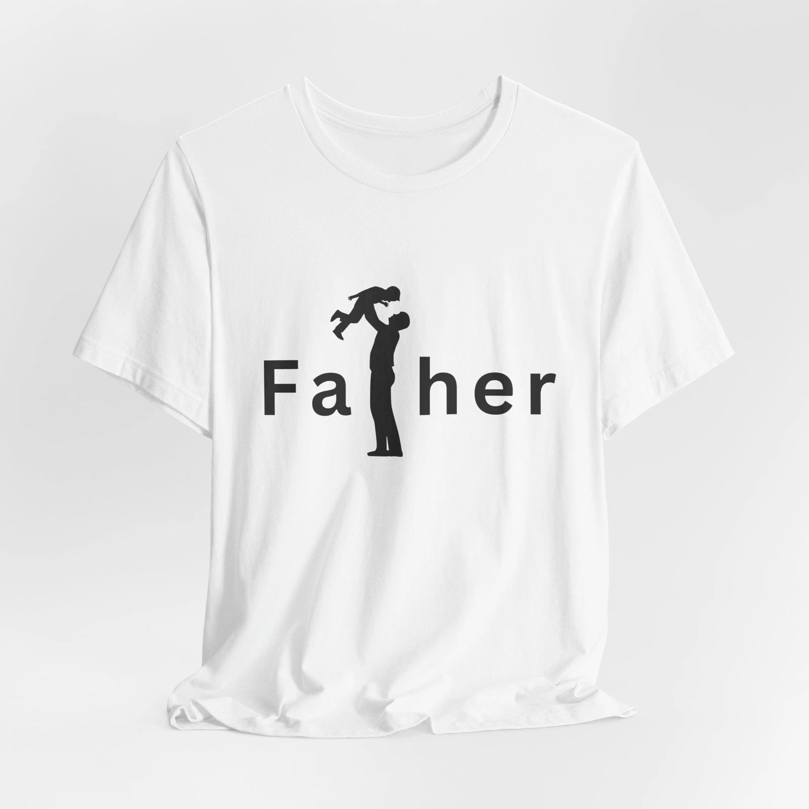 Father and Son Creative Design T-Shirt -  Bella Canvas Jersey Short Sleeve Tee