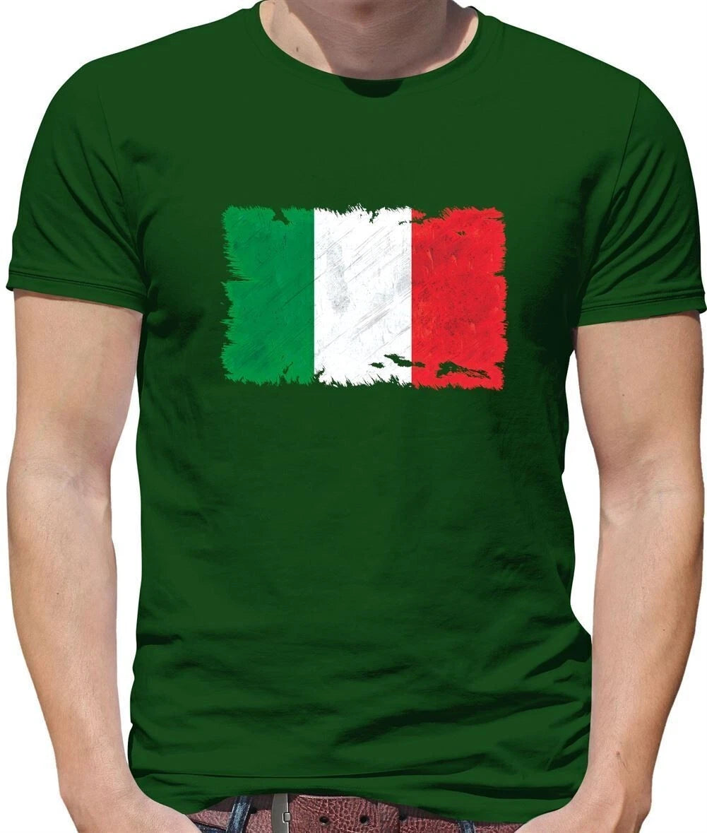 Italien Grunge Stil Flagge - Herren - Italienische Flaggen Reise Country Milan