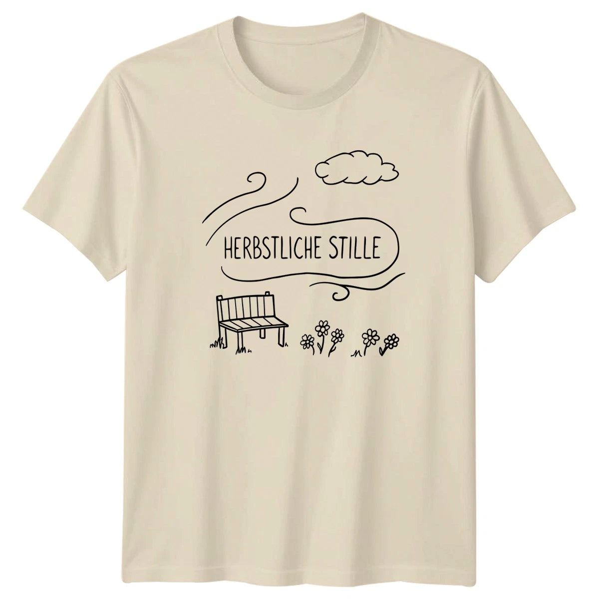 Herbstliche Stille T-Shirt Autumn Nature Birthday Gift For Him And Her