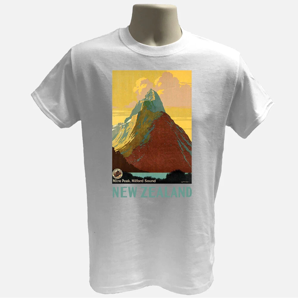 New Zealand t-shirt, New Zealand nature Tee, Travel T-shirt, graphic Tshirt