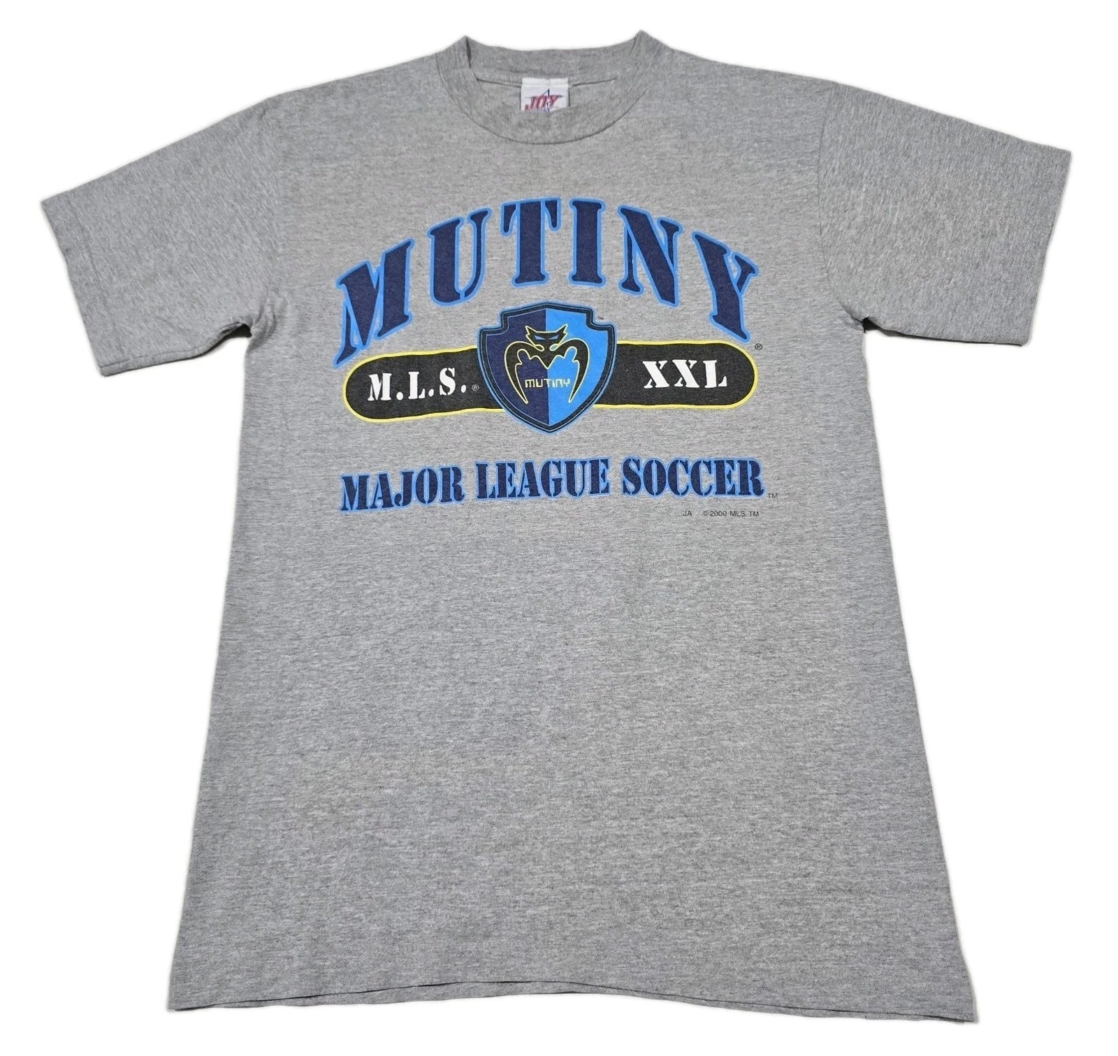 Vintage Tampa Bay Mutiny Major League Soccer T-shirt Mens Size M Medium Grey MLS