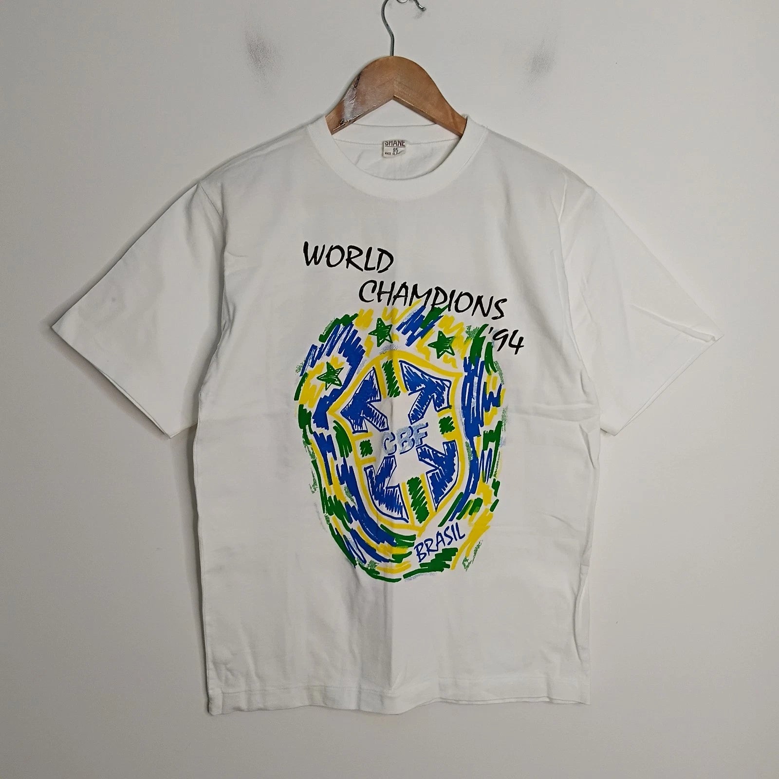 Vintage Brazil World Cup 1994 Shirt Mens Medium Soccer Football Futbol Champions