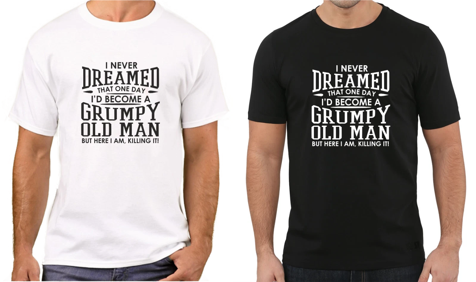 Mens Funny GRUMPY OLD GIT T Shirt Old Man Top Joke Fathers Day Grandad Gift