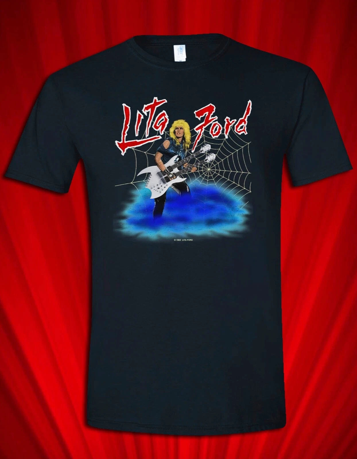 Dancin' on the Edge 1984 Tour T-SHIRT Close My Eyes Forever