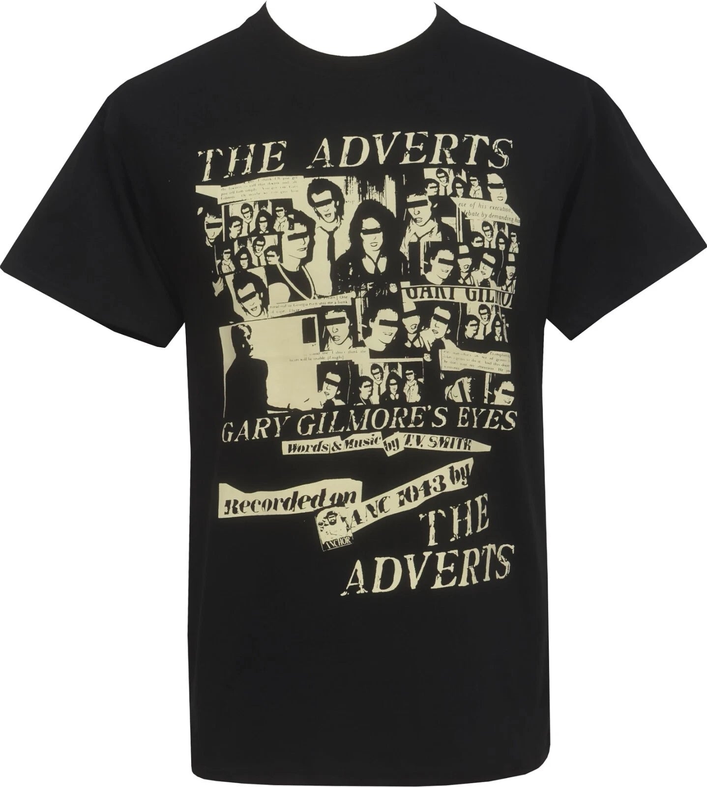 The Adverts Men's Punk T-Shirt Gary Gilmores Eyes Gaye Advert 1977
