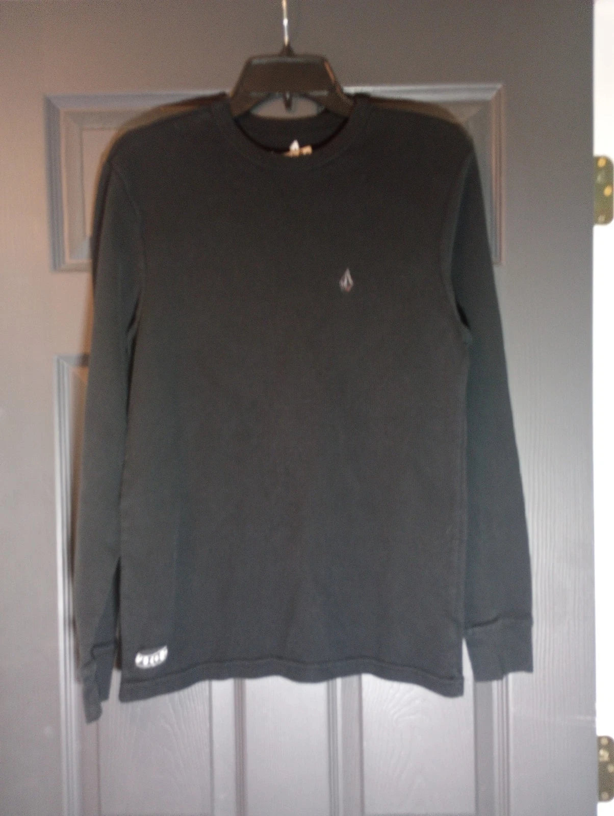 90s Volcom Thermal Grunge Long Sleeve Shirt Crew Neck Pullover Y2K Aesthetic VTG