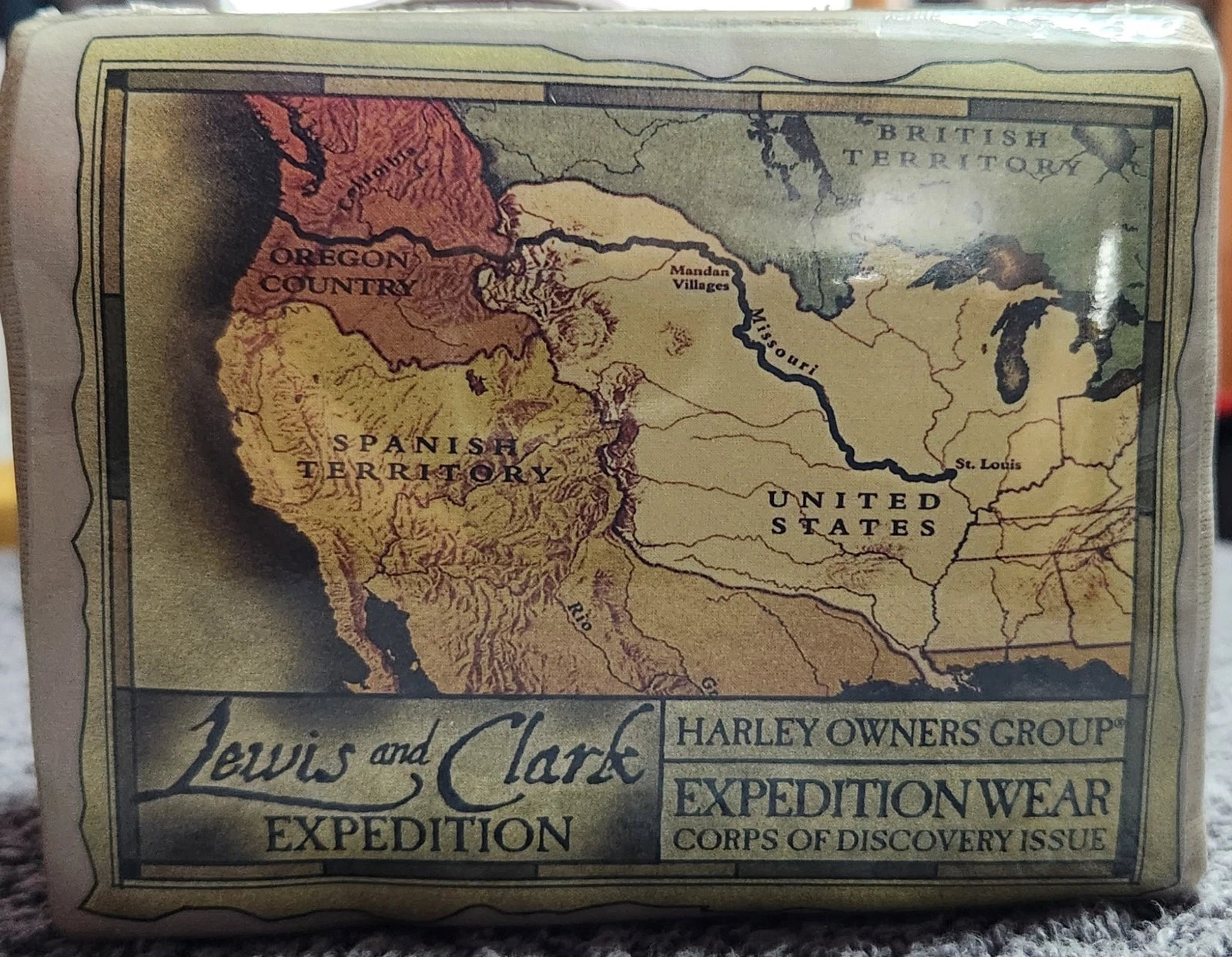 Harley Owners Group T- Shirt Men's Lewis and Clark Expedition HOG 100% Cotton