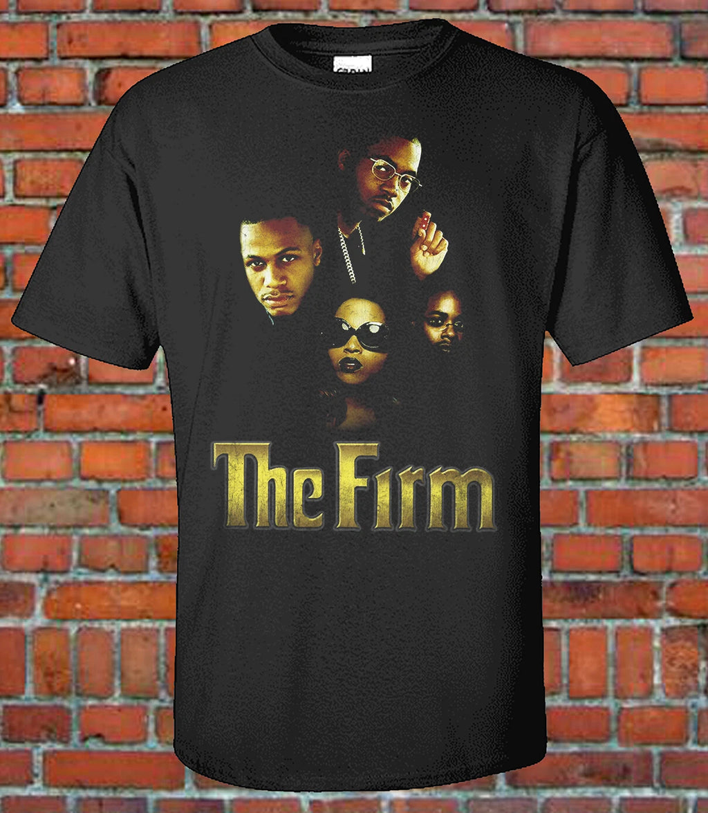 The Firm 90s Style Bootleg Vintage Rap Tee Hip-Hop Classic  EXCLUSIVE