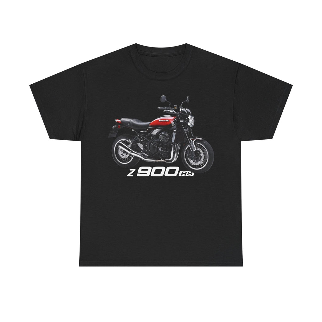 Kawasaki Z900 RS Red Japanese Motorcycle T Shirt , Printed in USA
