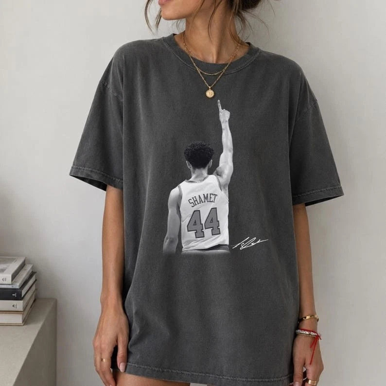 Vintage 90s Landry Shamet Graphic Tee, Retro Basketball Game Day Shirt
