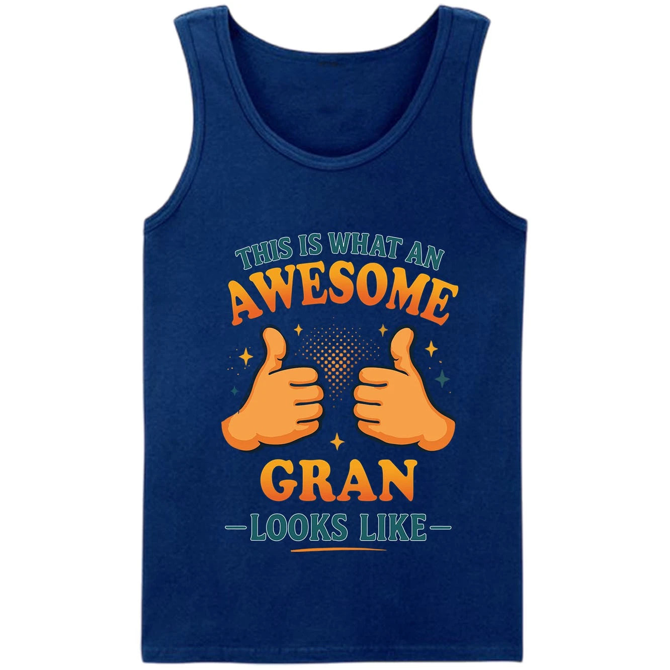 This is What an Awesome Gran Looks Like Vest - Gift for Men, Women, Kids