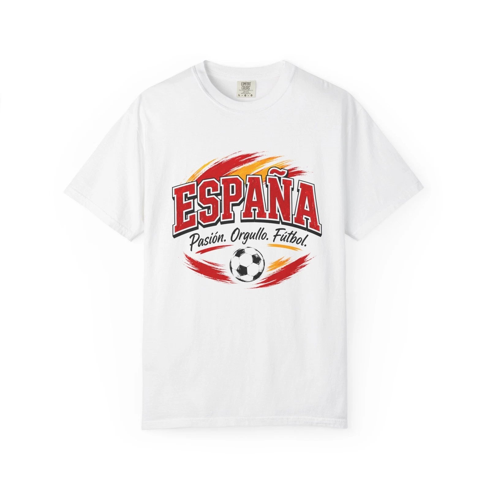 Spain Football Passion T-Shirt | Spanish Soccer Fan Graphic Tee for Match Day