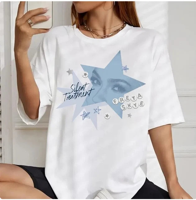 Freya Skye Silent Treatment Shirt, Retro Pop Music Graphic Tee, Unisex Fan Made