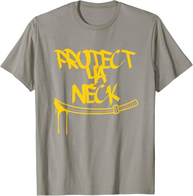 Classic Golden Era 90s Hip-Hop Music Quote Protect Ya Neck T-Shirt