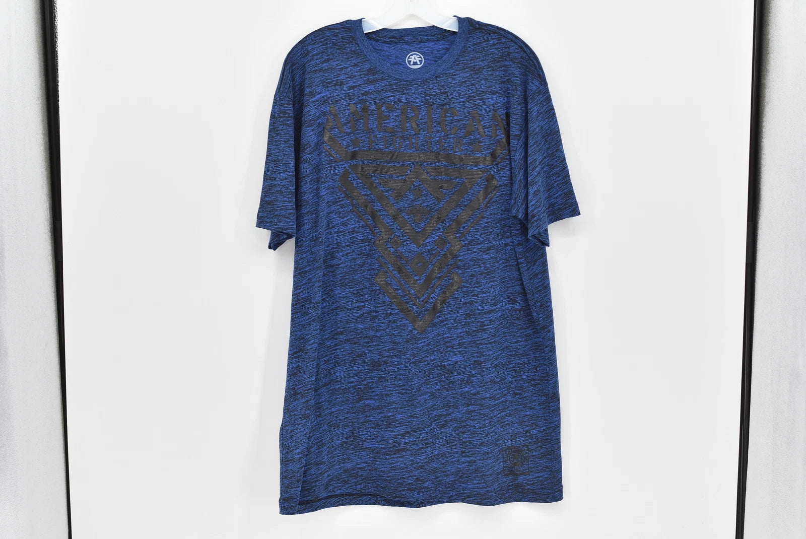 Mens American Fighter Fairbanks Graphic T-shirt, Blue, XL