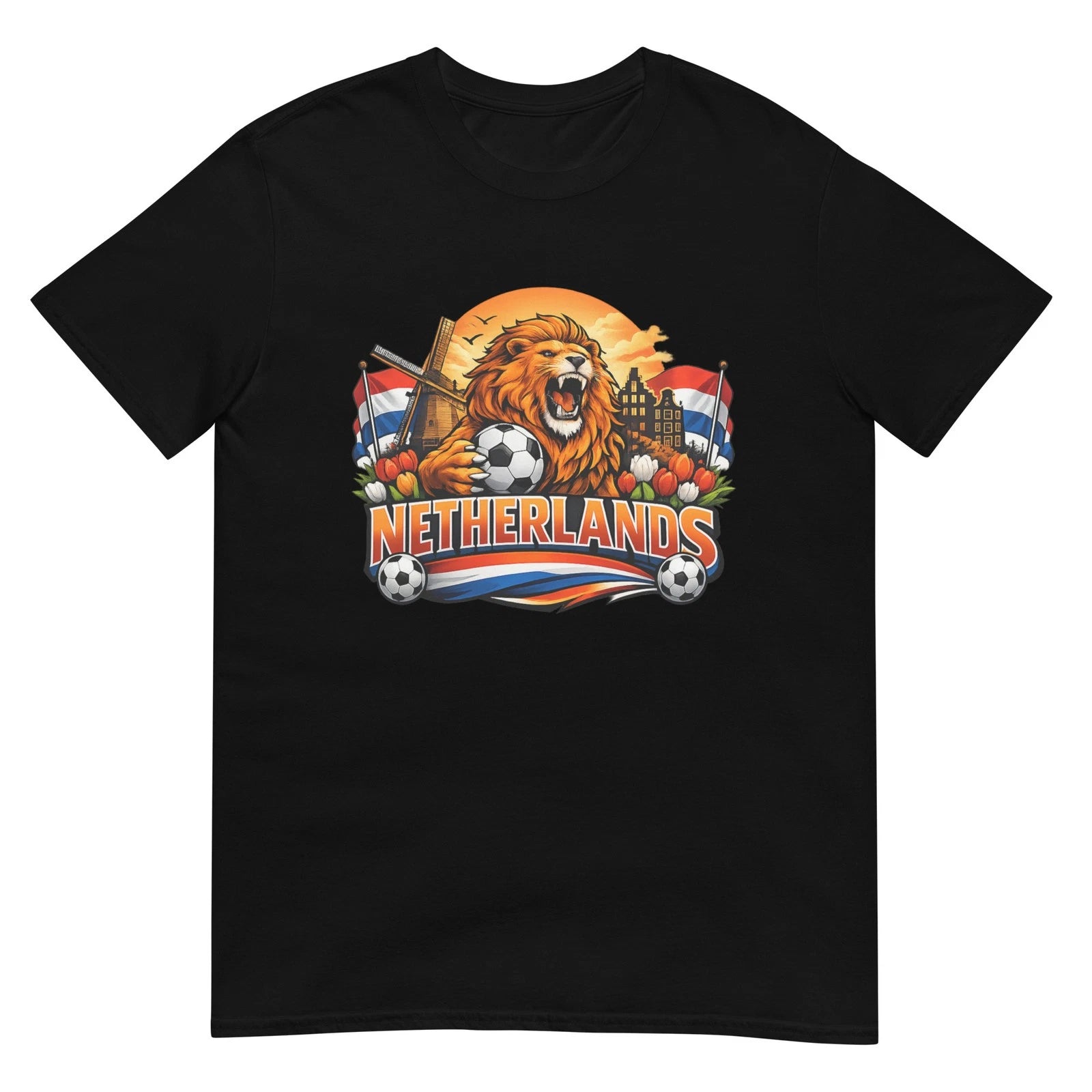 Netherlands Football Fan T-Shirt – Dutch Lion World Cup Support Tee Unisex