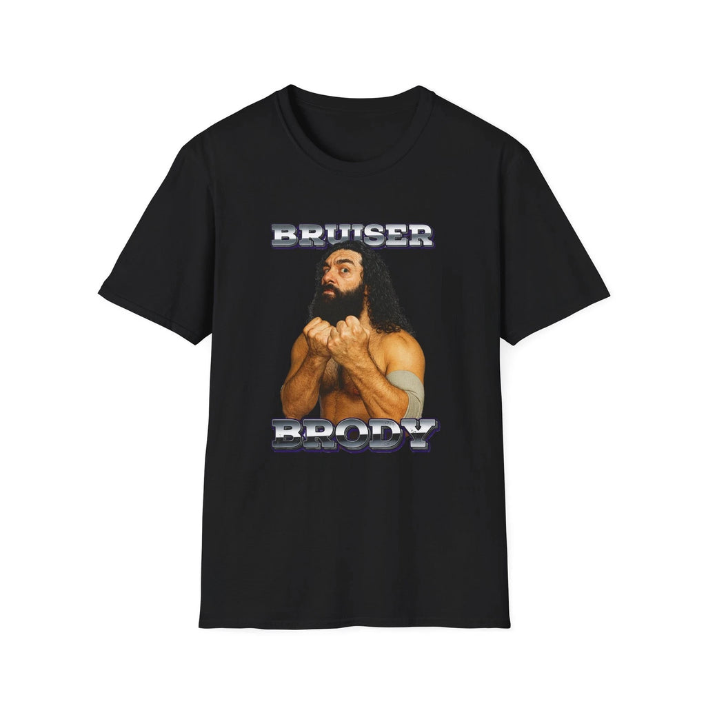 Bruiser Brody Wrestling Tee, Unisex T-Shirt, Softstyle Shirt, Vintage Wrestler