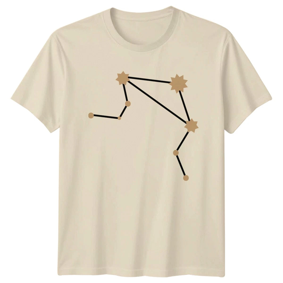 Celestial Constellation Pattern Minimalist Zodiac TShirt Astrology Constellation