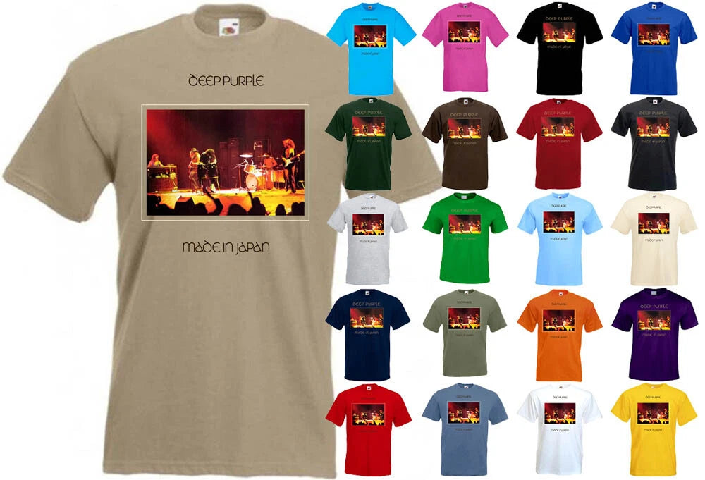 Deep Purple Made In Japan t-shirt hard rock band all colors all sizes S-5XL