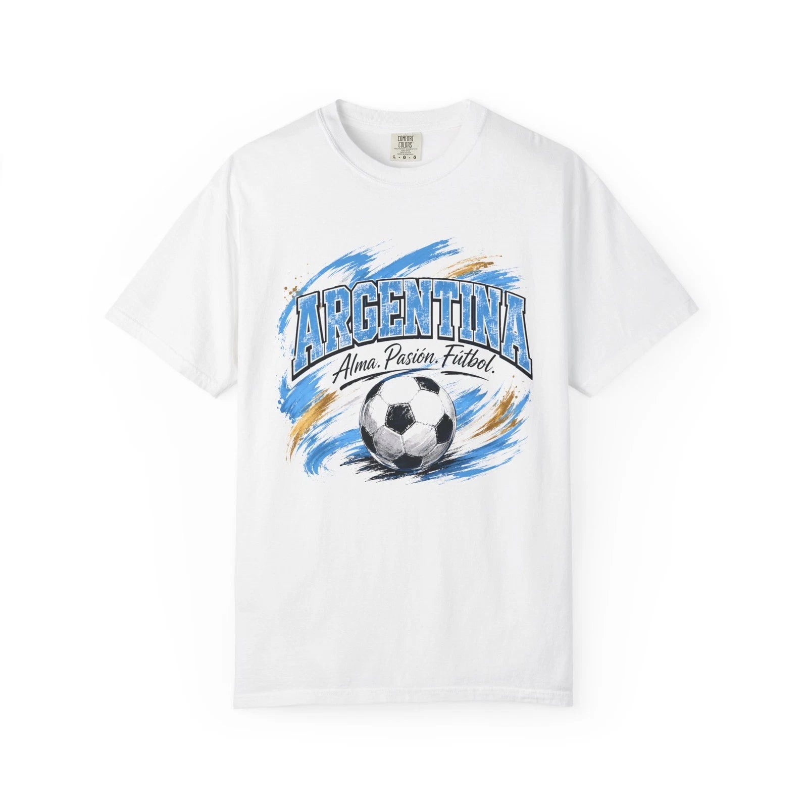 Argentina Football Passion T-Shirt | Argentine Soccer Pride Graphic Tee