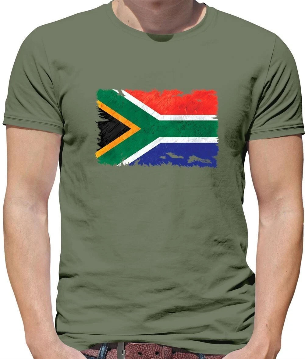 South Africa Grunge Style Flag - T-Shirt - Cape Town Country Travel Gift