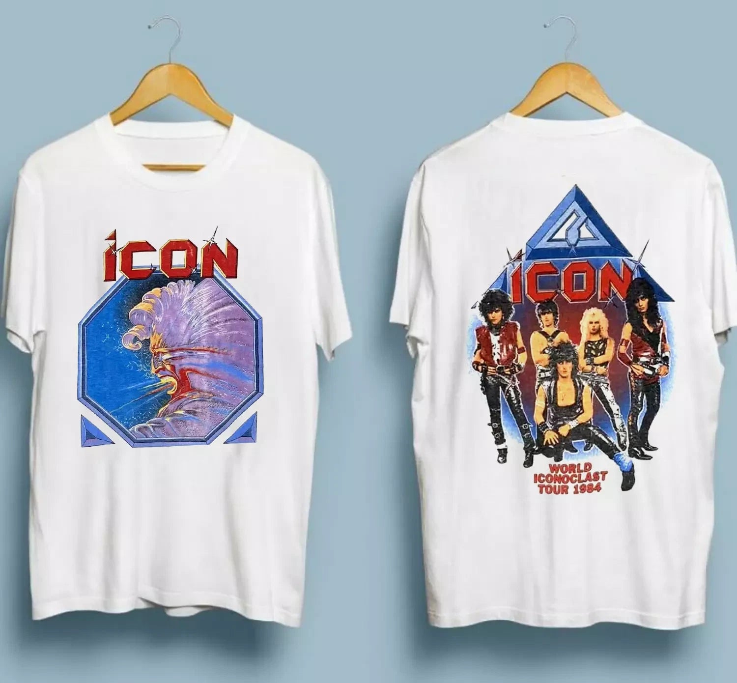 Icon 1984 Iconoclast World Tour Shirt White All Size Gift Fans