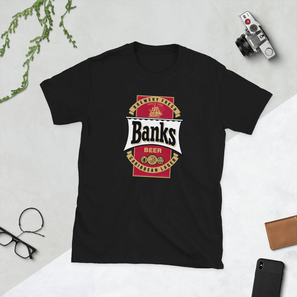 Banks Beer Shirt Barbados Caribbean Lager Tee