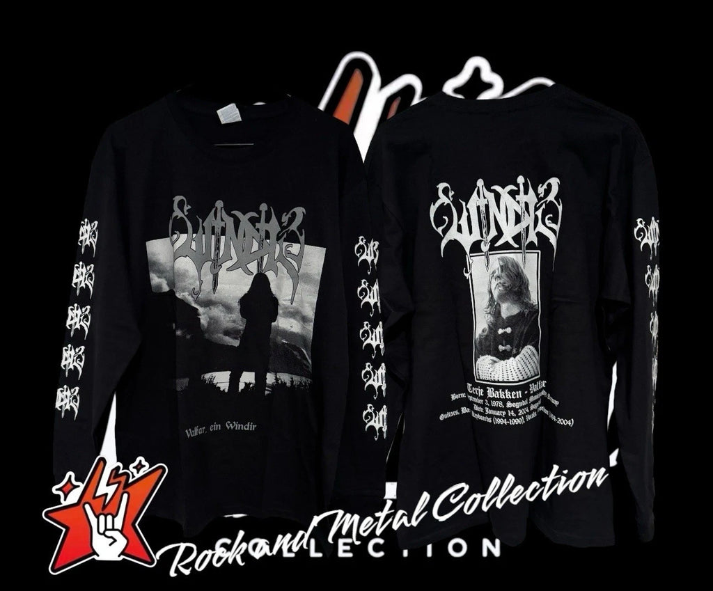 Windir T-Shirt New Black Metal Enslaved Bathory Thyrfing Kampfar Vreid