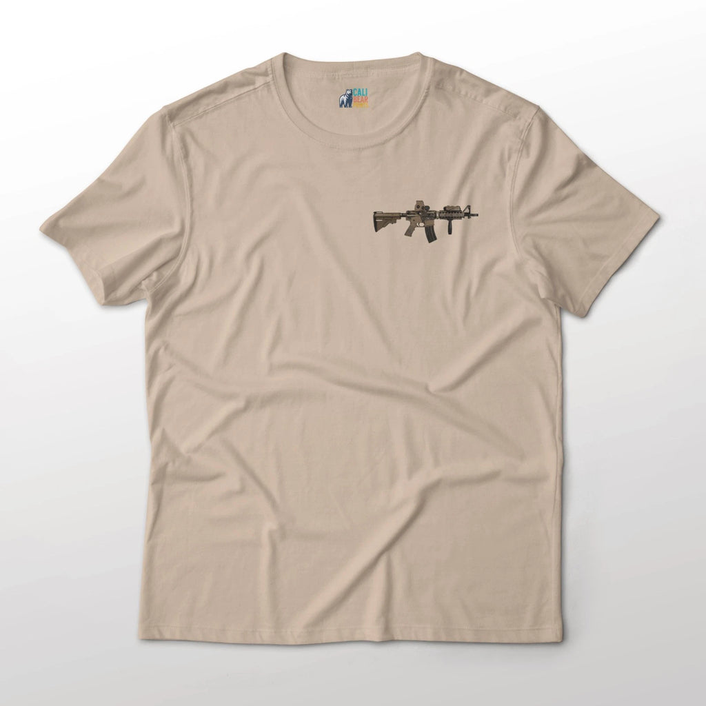 MK18 MOD 0 CQBR Gun Art Chest Graphic T-Shirt