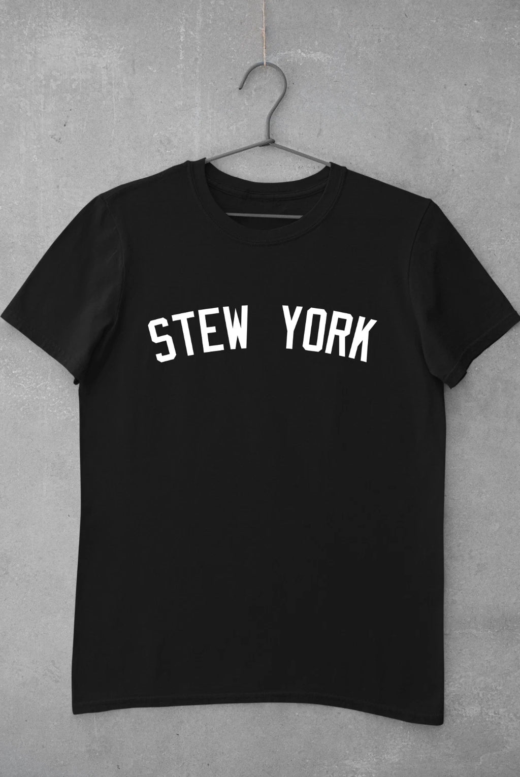 Stew York Shirt, Breanna Stewart, Unisex Black T-Shirt, NYC, New York