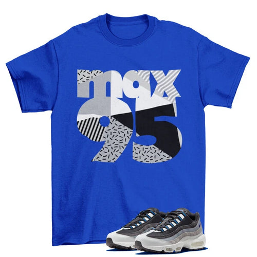 1995 Sneaker Shirt to Match Air Max 95 Medium Blue DH4754-001 / NEW Royal Blue