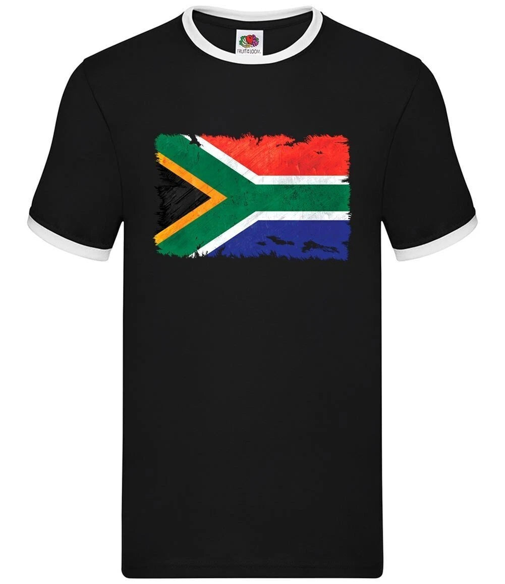 Südafrika Grunge Stil Flagge - Herren Ringer - Cape Town Country Reise Geschenk