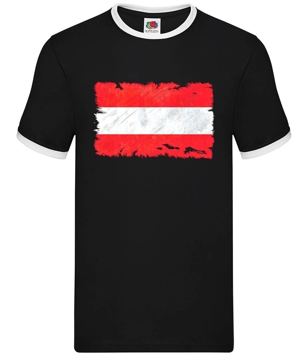 Austria Grunge Flag - Contrast Men - Vienna Country City